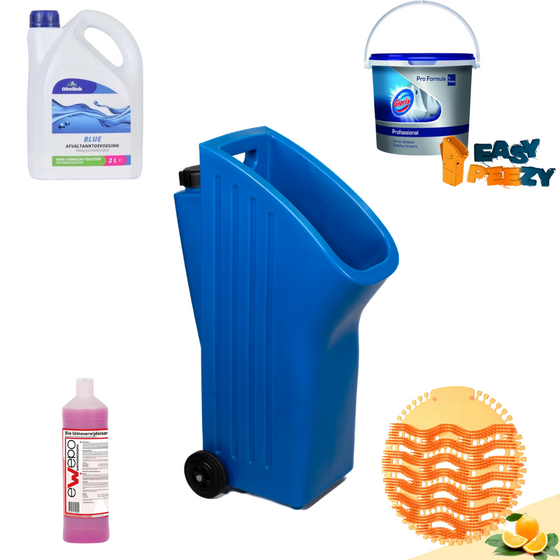 Foto mit allen Produkten des Easy Peezy Full Package