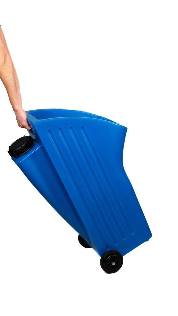 zij aanzicht van rijdende easy peezy urinoir 